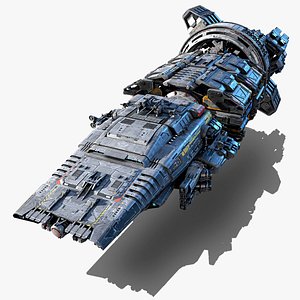 3D MODULAR - Starship model