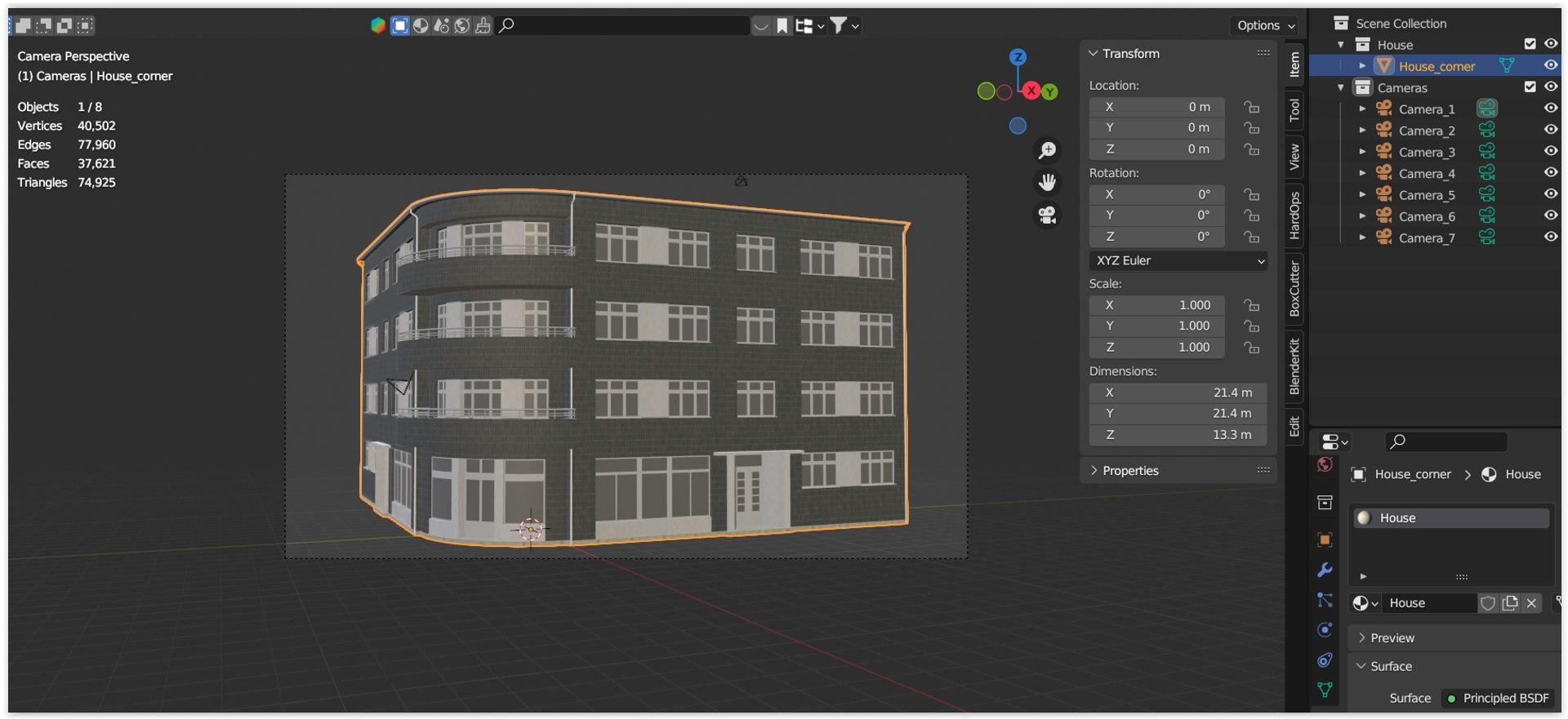 Corner house PBR II model https://p.turbosquid.com/ts-thumb/db/SF5kwY/ph/screenshot121823at07.32pm/png/1702924581/1920x1080/fit_q87/385bf818a39d7598e6a5807e89c55ee873a52327/screenshot121823at07.32pm.jpg
