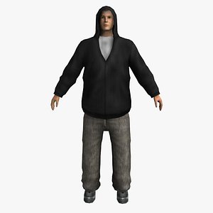 the Hooded Guy (rigged)