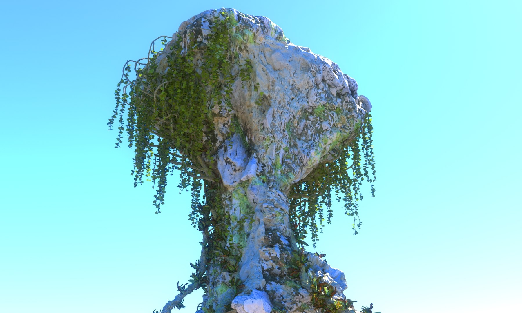 3D Model Rainforest Rocks - TurboSquid 1771800