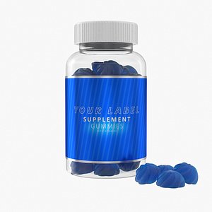 Gummy Supplement Bottle 4
