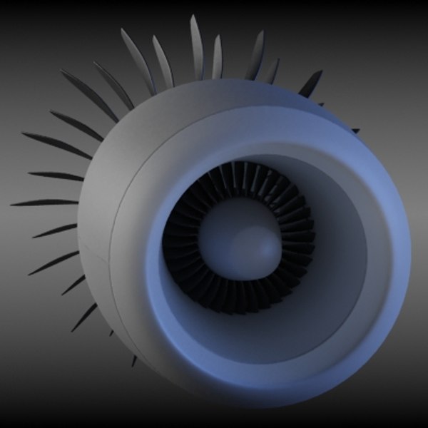 obj unducted fan propfan turbofan engine