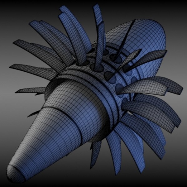 obj unducted fan propfan turbofan engine