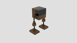 free cubemechh cube mech 3d model