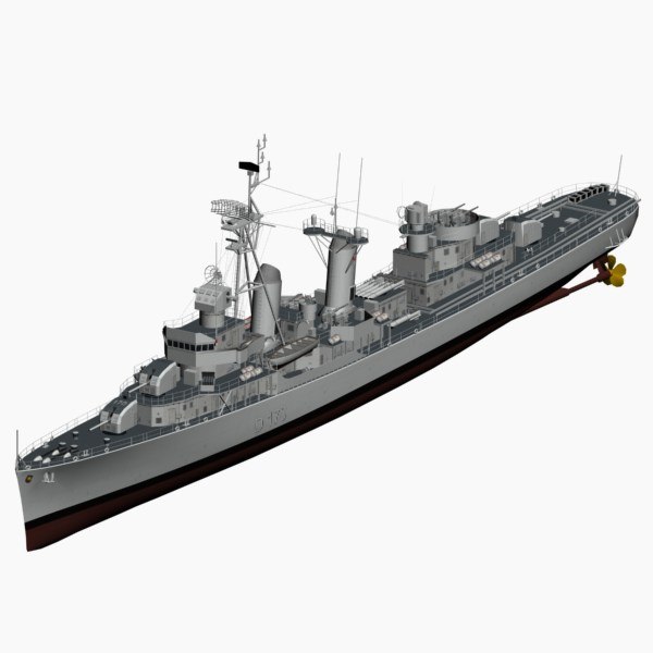 battleship bismarck ww2 german 3d max