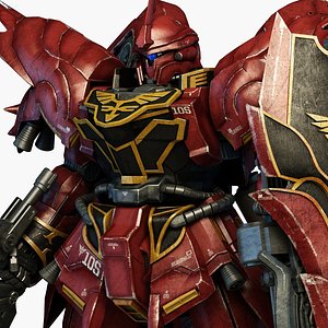 Sci-Fi Mobile Suit Robot Sinanju