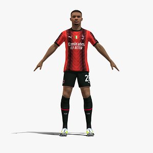 3D 3D Rigged Malick Thiaw AC Milan 2024