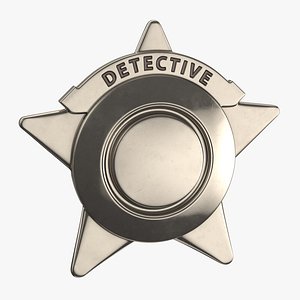 3D detective badge 02