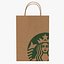 Bolsa de papel Starbucks