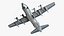 MC 130E Special Operations Transport Aircraft 3D model
