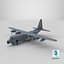 MC 130E Special Operations Transport Aircraft 3D model