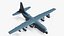 MC 130E Special Operations Transport Aircraft 3D model
