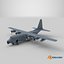 MC 130E Special Operations Transport Aircraft 3D model