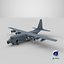 MC 130E Special Operations Transport Aircraft 3D model