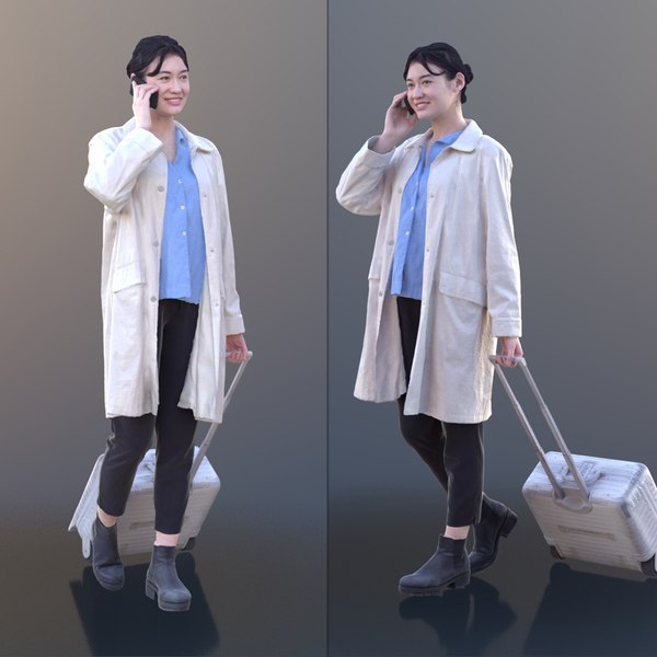 3D young doctor doc model