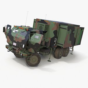 Military Transport Command Shelter Truck Rigged