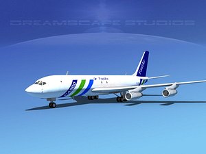 3ds 707-320 airlines boeing 707