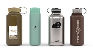 Water Bottle Collection 3D model