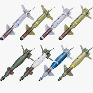 Paveway GBU Family Laser Guided Bombs PBR Bundle