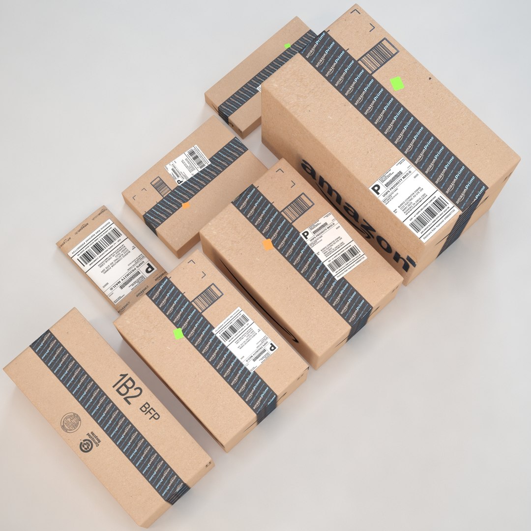 Amazon Parcels Model - TurboSquid 1288795