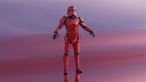 Red Sith Trooper 3D model