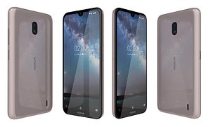 3D nokia 2 gold model