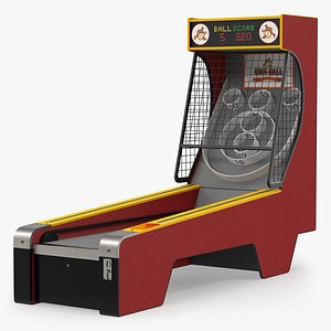 skee ball arcade 3D
