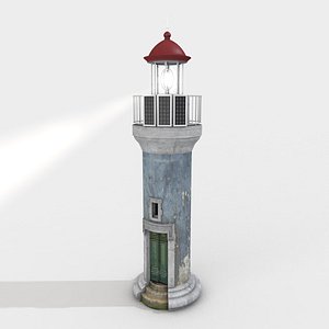3D lighthouse building architecture