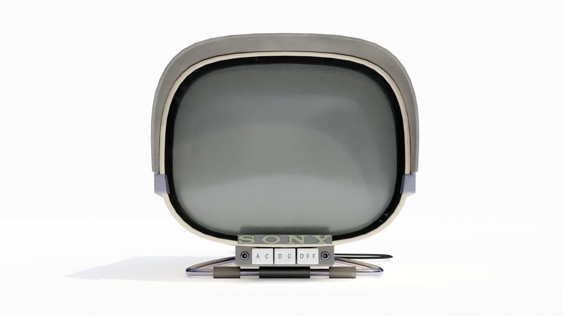 1960 Sony Tv8-301 Portable 3d Model