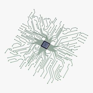 electronic circuit v 3 3D