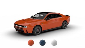 Dodge Charger Scat Pack SIXPACK 2026 3d model