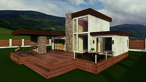 modern house 3D model