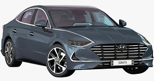 hyundai sonata 2020 3D model