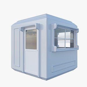 Security Guard Booth 3D model