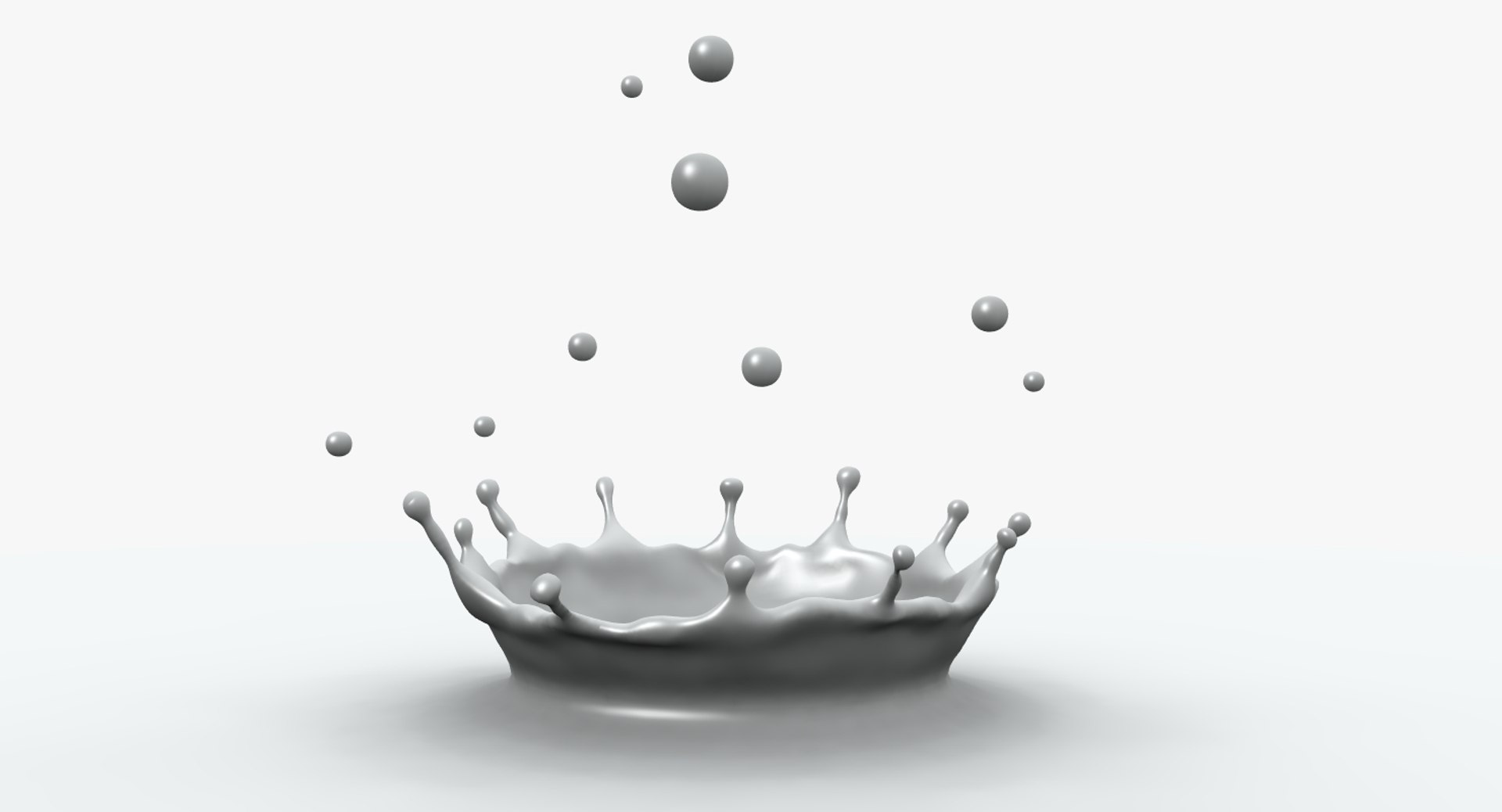 Water Splash 3d Model