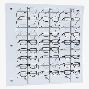3D Glasses on Stand 06 model