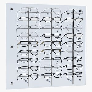 Glasses on Stand 06