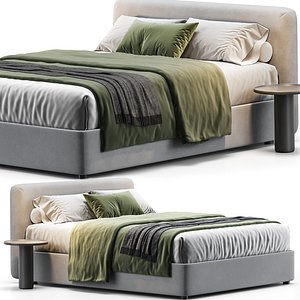 3D Bolzan letti Joy Sottile Queen Bed