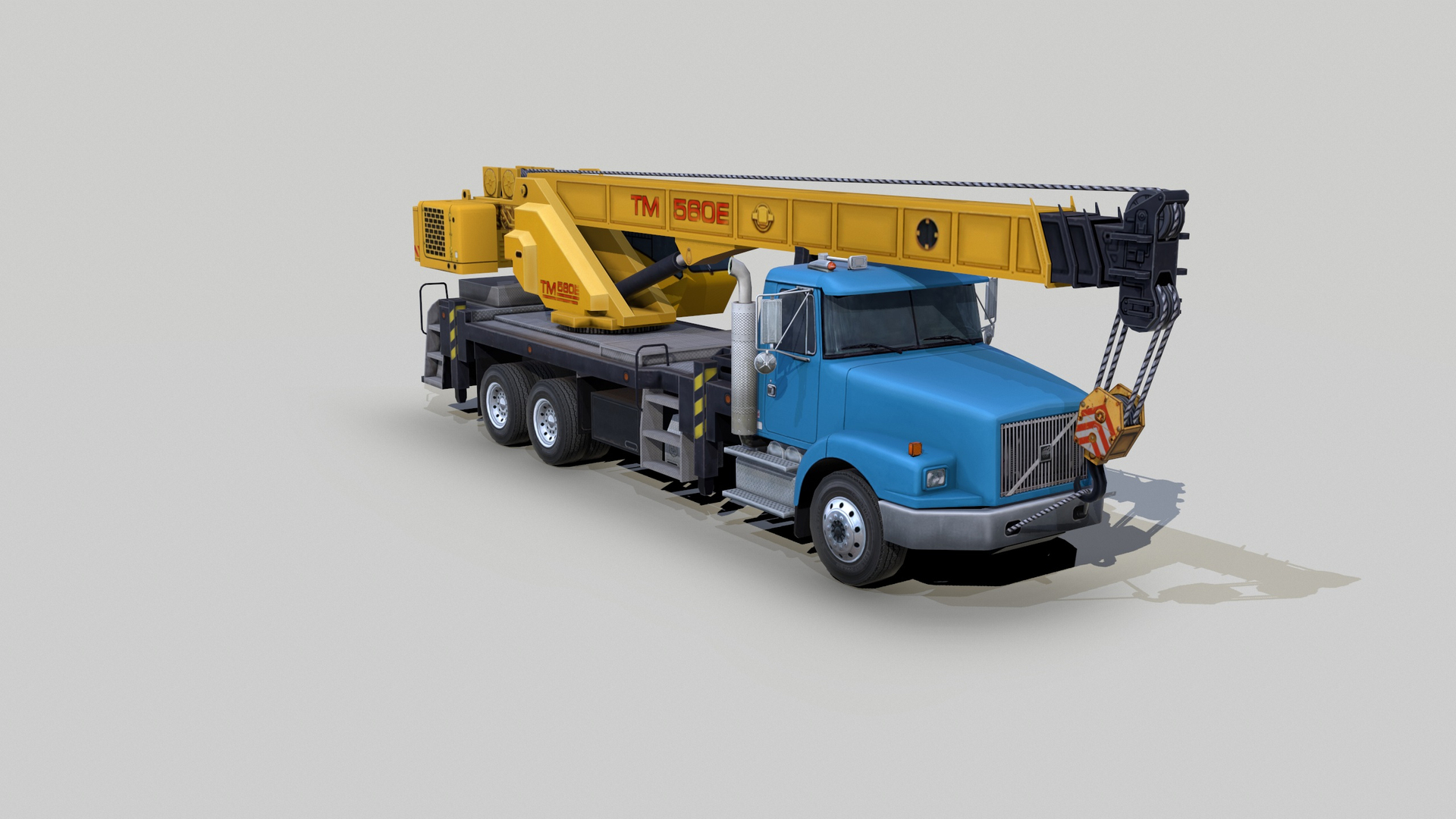 Volvo WG Crane Truck S02 2000 3D Model - TurboSquid 1922398