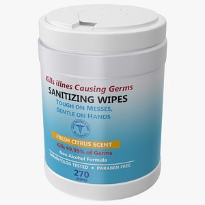 Sanitizing Wipes 270 Count Canister