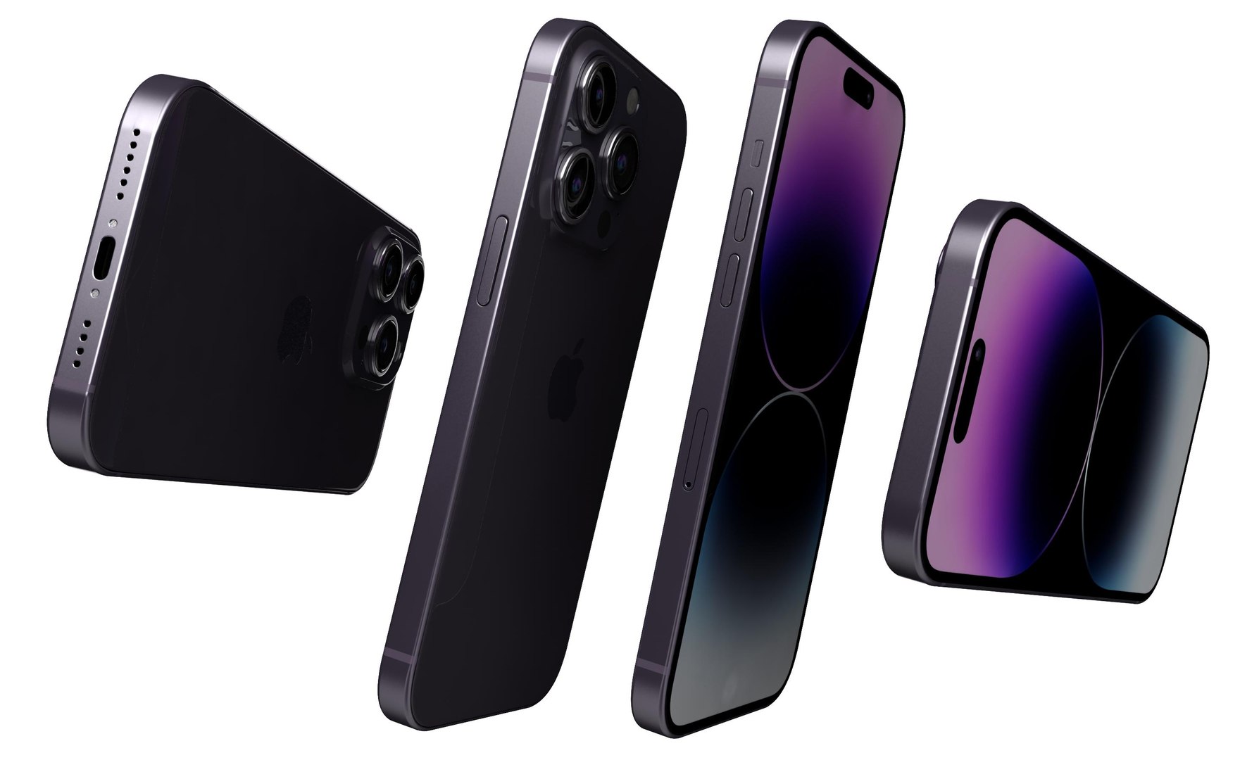 Apple iPhone 14 Pro Purple model https://p.turbosquid.com/ts-thumb/dc/sFIy3w/BO/14/jpg/1664951055/1920x1080/fit_q87/0172b7d2a72658b1efc816a51bda230fa5984151/14.jpg