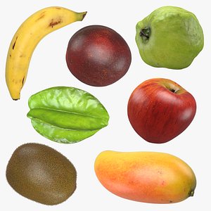 3D Whole Fruit Collection 2