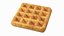 Small Square Waffle 3D