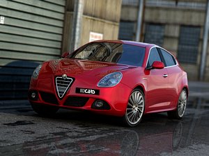 3dsmax alfa romeo giulietta