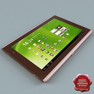 acer iconia tab a500 3d model