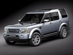3d model of land rover discovery 4