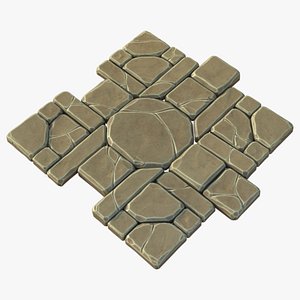 3d model runic floor