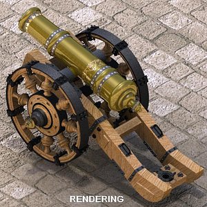 Field Cannon STL Models for Download | TurboSquid