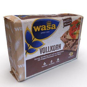 crispbread packaging model