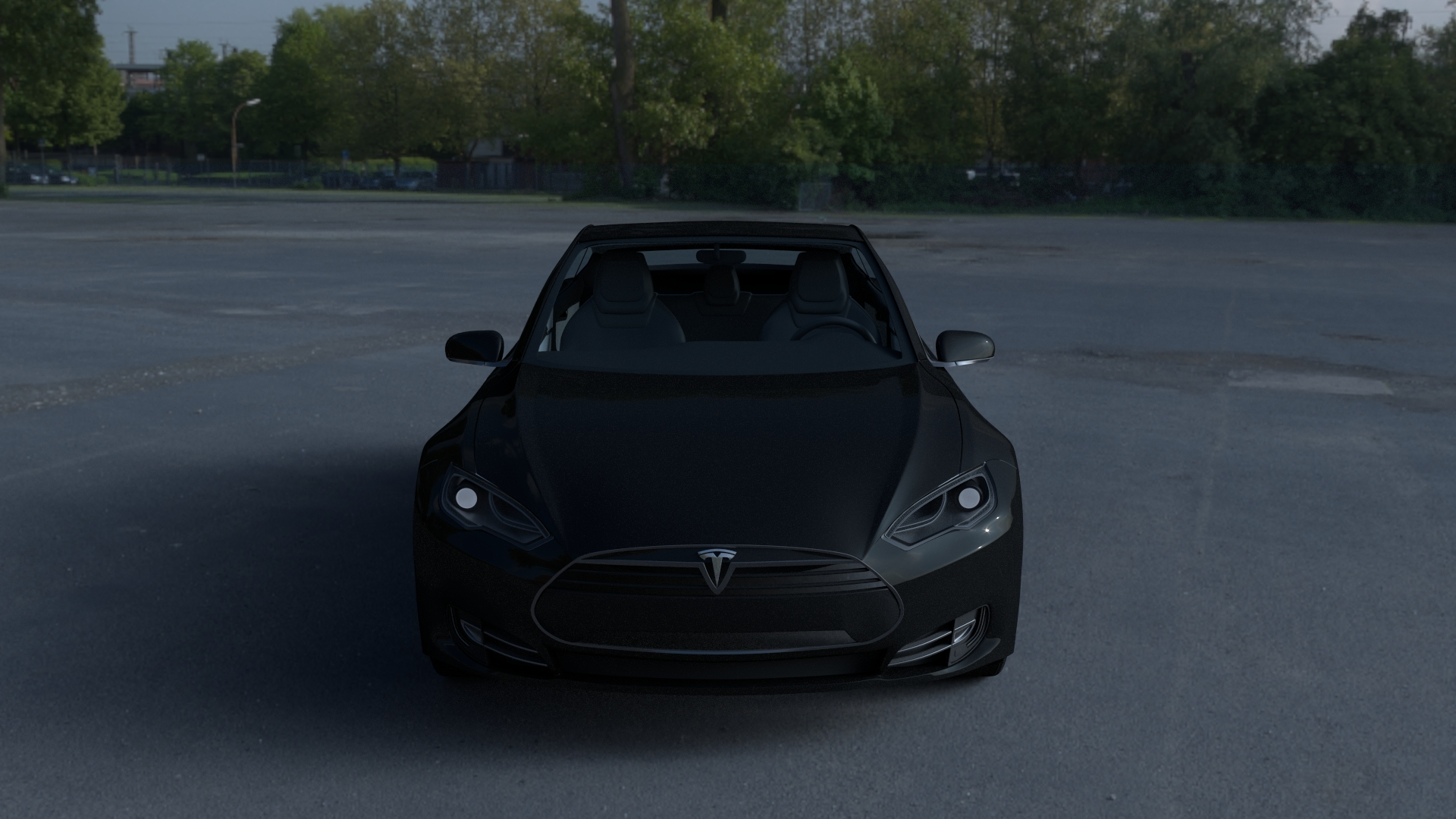 3d Model Of Tesla S Interior Modeled